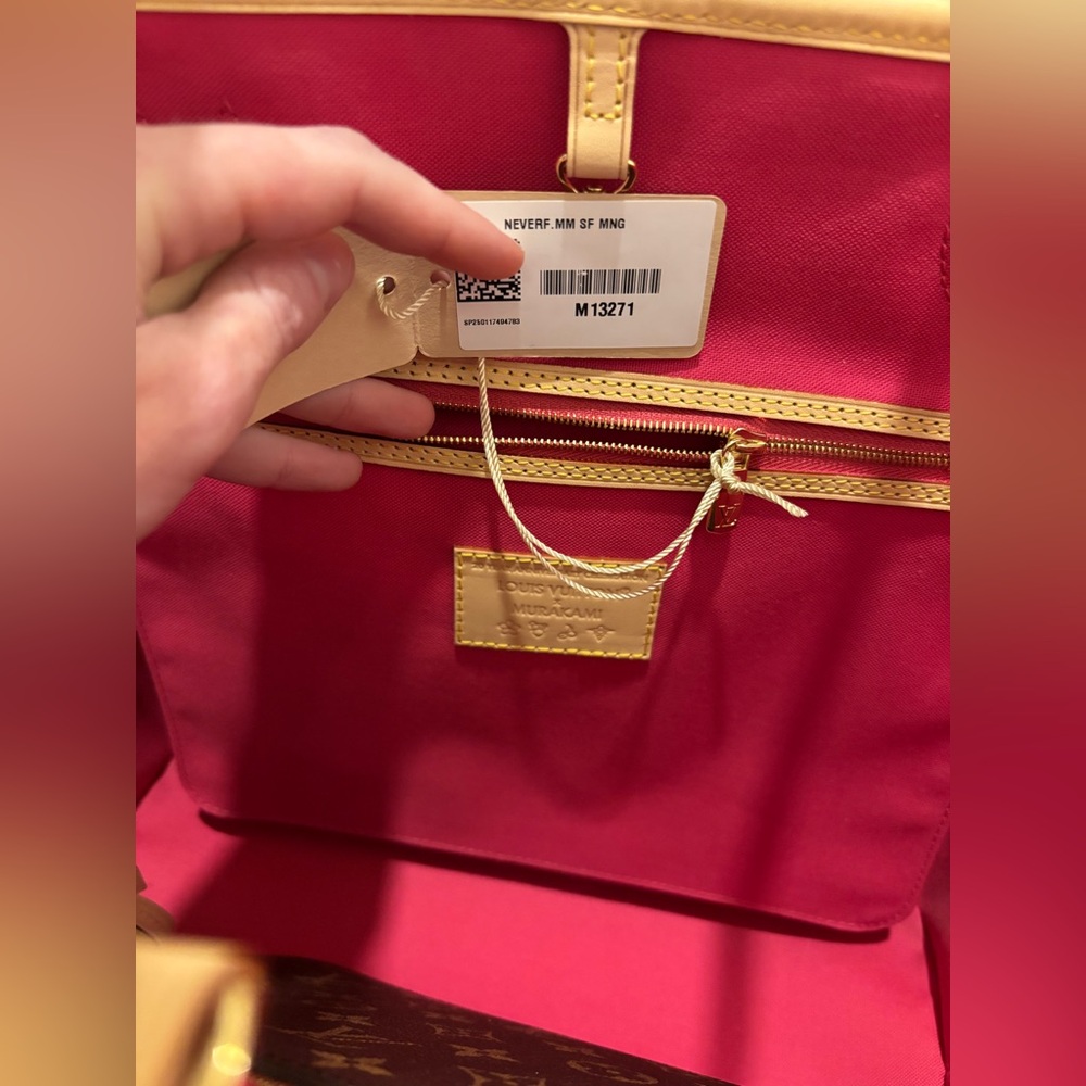 ***SOLD *** Louis Vuitton x Murakami 2025 Superflat Neverfull MM Bag- NWT - Picture 7 of 16